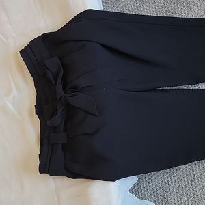 Express High Rise Ankle Pants in Black - size 6R